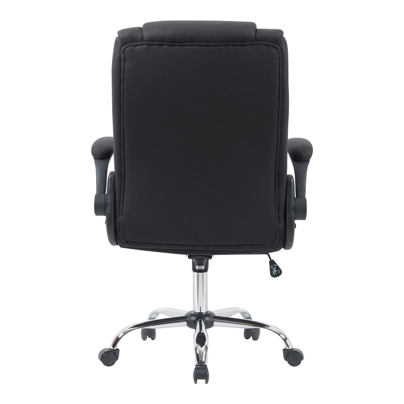 Офис стол Kesla черен PES 65x65x113-121см