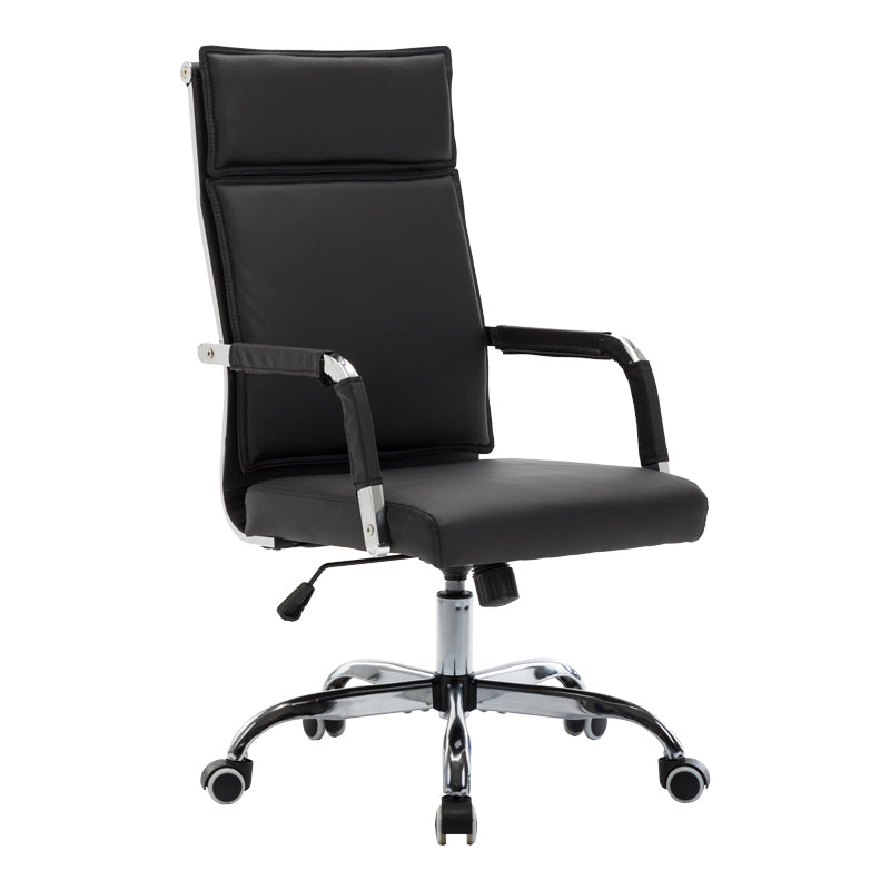 Офис стол Mavel pu в черен цвят 55x62x100-110 см