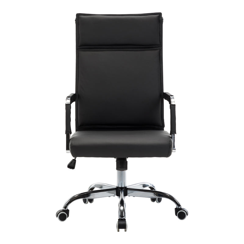 Офис стол Mavel pu в черен цвят 55x62x100-110 см