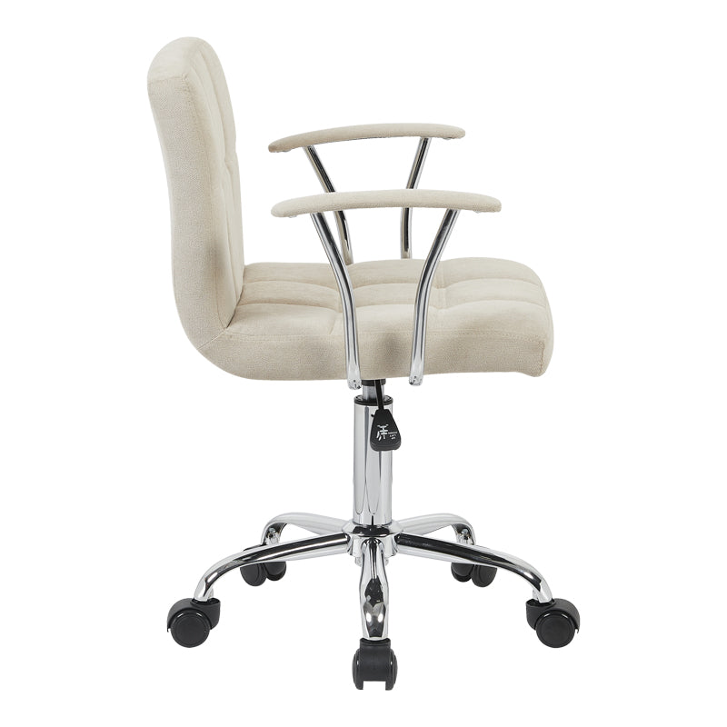 Офис стол buleco бежов плат 56x46x74-86см