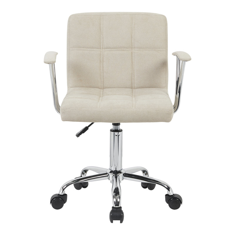Офис стол buleco бежов плат 56x46x74-86см
