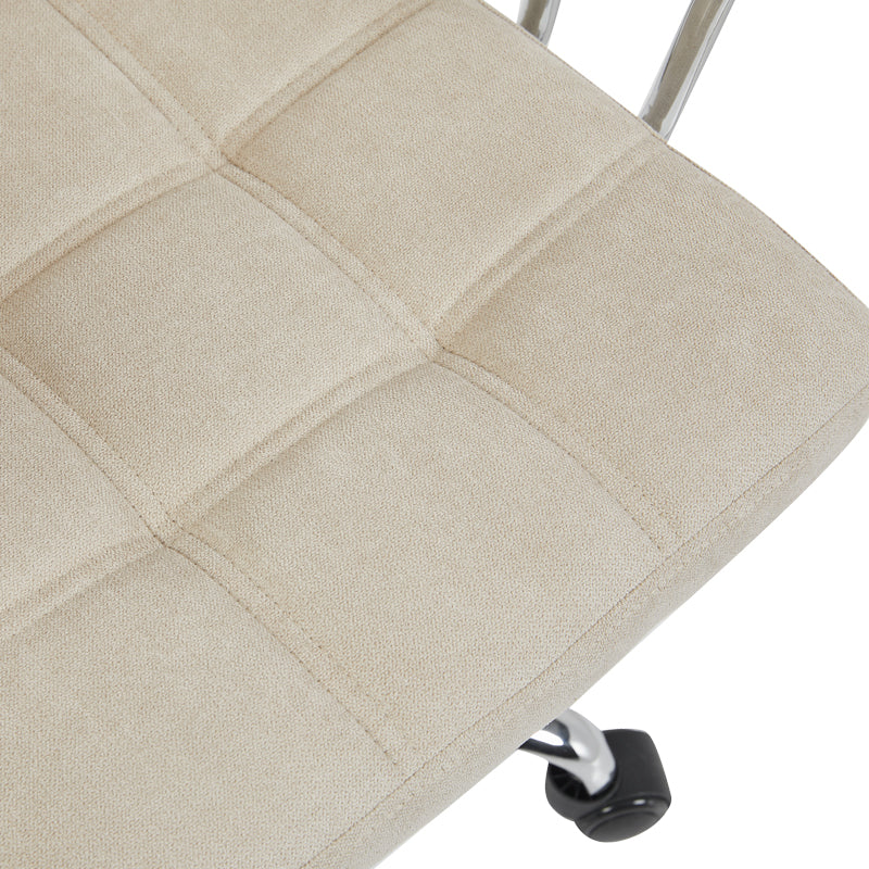 Офис стол buleco бежов плат 56x46x74-86см
