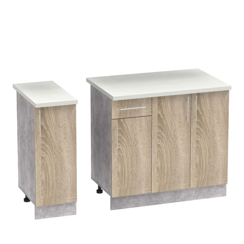 Кухненски шкаф Festa  меламин в цвят сонома 120x60x85см