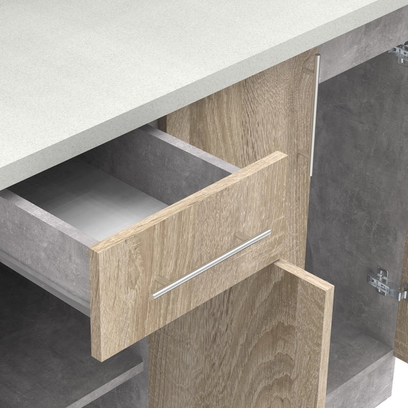 Кухненски шкаф Festa  меламин в цвят сонома 120x60x85см