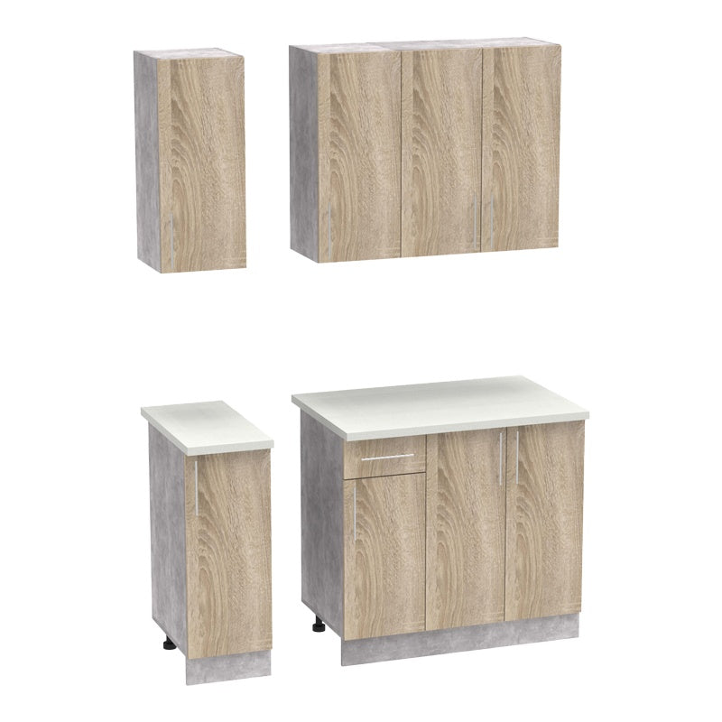 Кухненски шкаф Festa  меламин в цвят сонома 120x60x85см