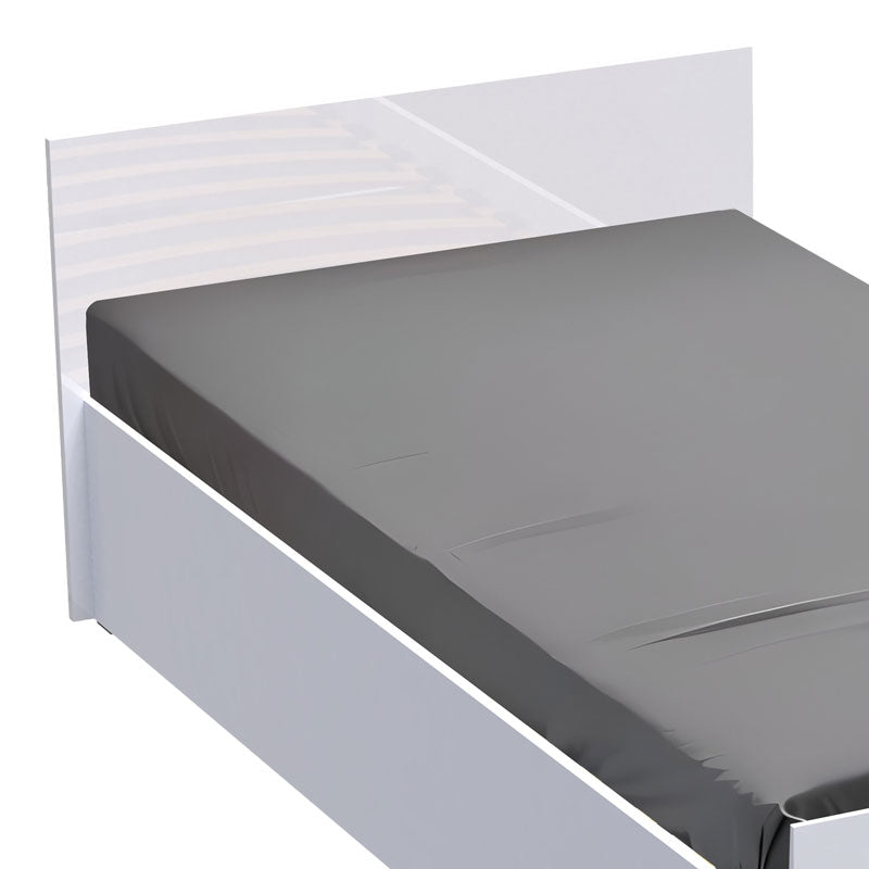 Единично легло Afina в бял цвят 90x200см