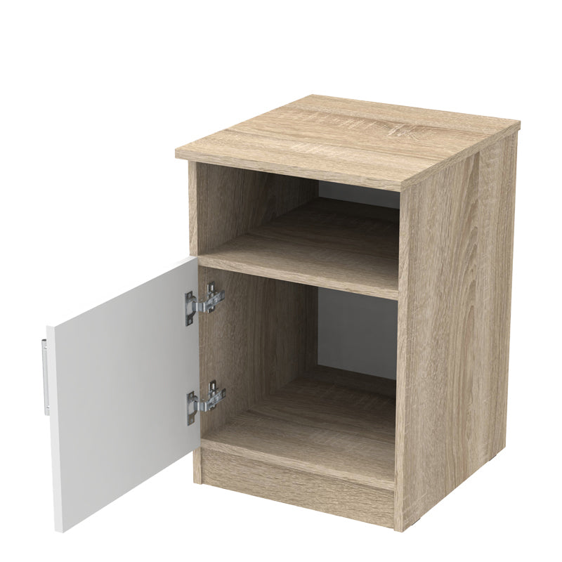 Нощно шкафче Galdi-бяло 40x45x60см