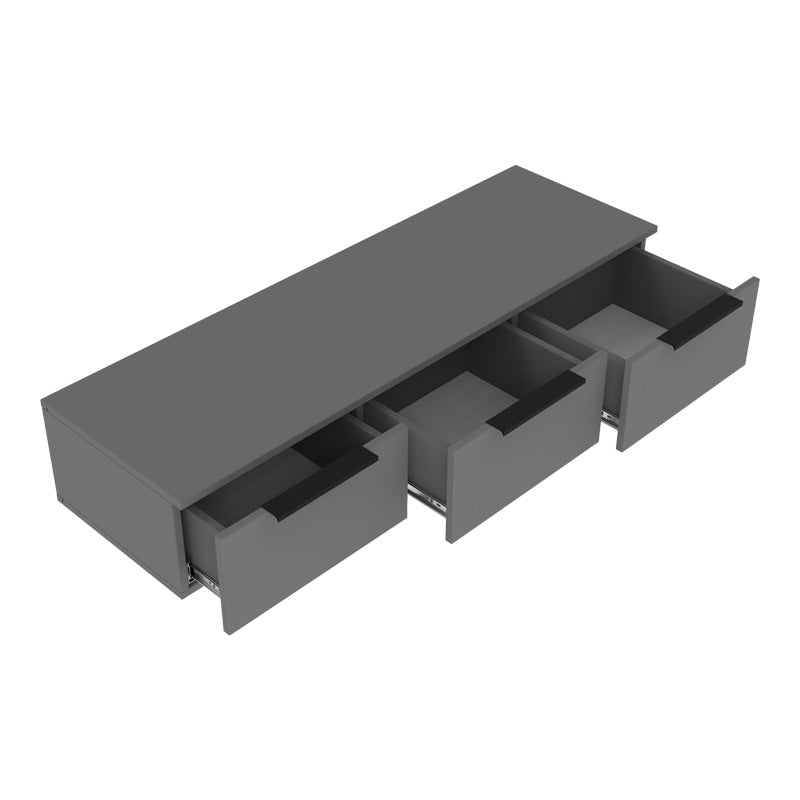 Конзола с 3 чекмеджета Doha в тъмно сив цвят 120x39x22см