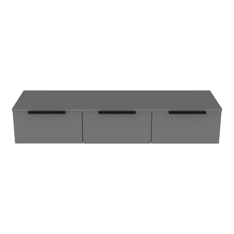 Конзола с 3 чекмеджета Doha в тъмно сив цвят 120x39x22см