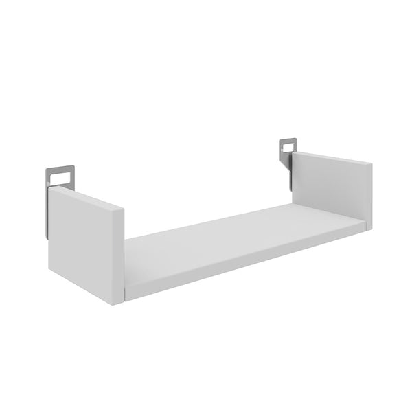 Стенен рафт Derva бял цвят 45x15x10см