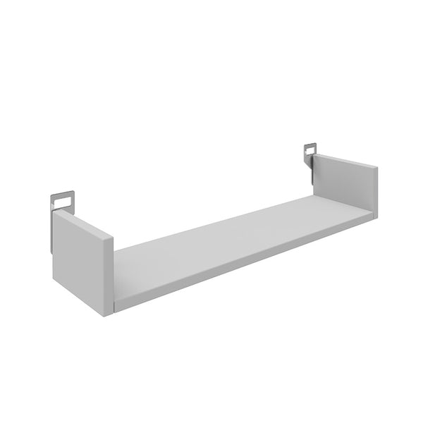 Стенен рафт Derva бял цвят 60x15x10см