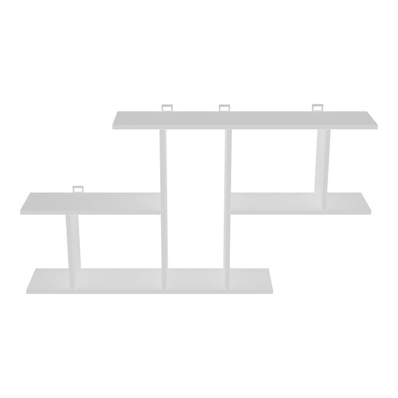 Стенен рафт Vertoura бял цвят 116x18.5x60см