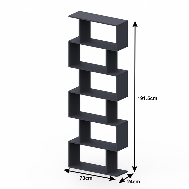 Библиотека Sezen цвят мока 70x24x191.5см