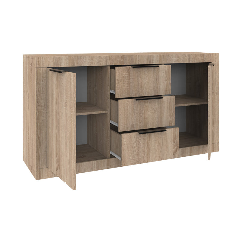 Бюфет DOHA в цвят сонома 150x45x80.5см