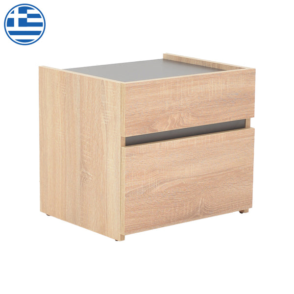Нощно шкафче  COMCIE естествен- сив цвят 50x42x45.5см