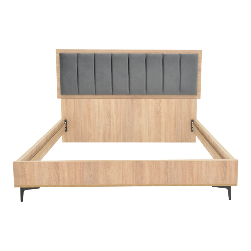 Двойно легло Monacol в натурален с тъмно сив цвят 160х200см