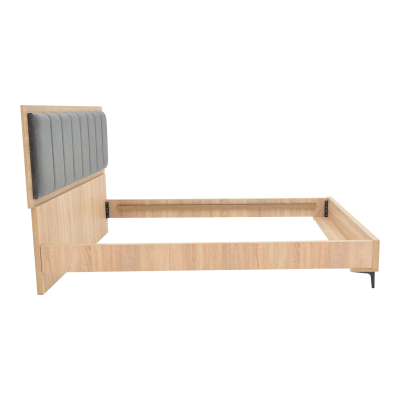 Двойно легло Monacol в натурален с тъмно сив цвят 160х200см