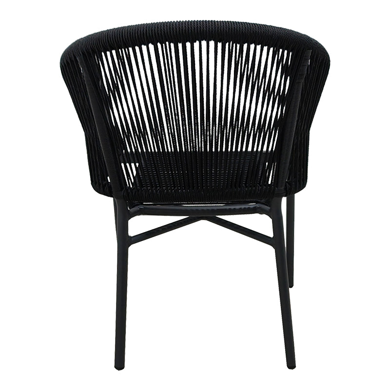 Алуминиев фотьойл Legana стифиращ антрацит рамка-ратан 56x66x82см