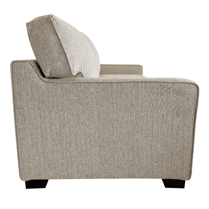 Диван двуместен Polaris дамаска в цвят крем 181x91x83см