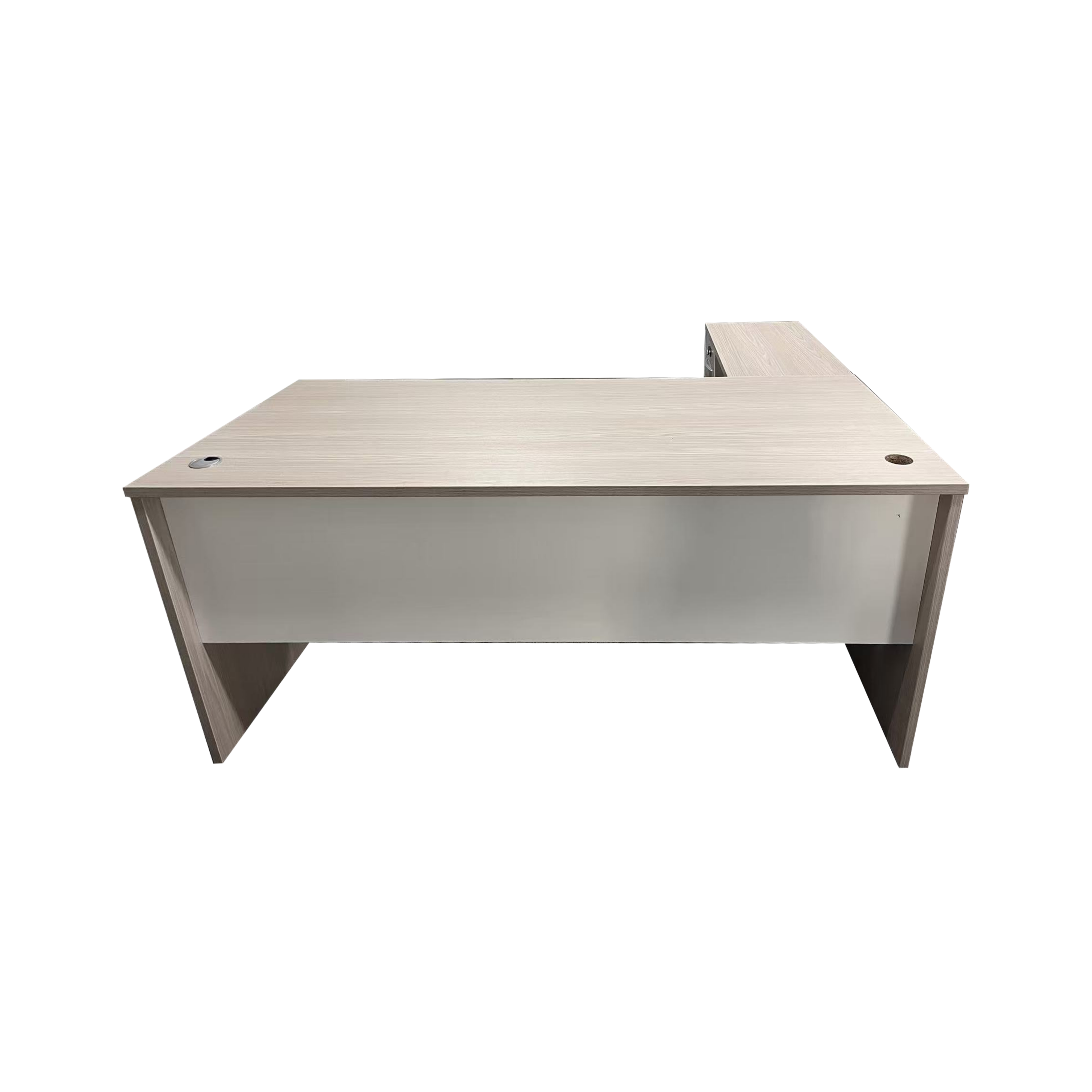 Професионално работно реверсивно ъглово бюро ARMADI  сонома-бяло 140x70x75см