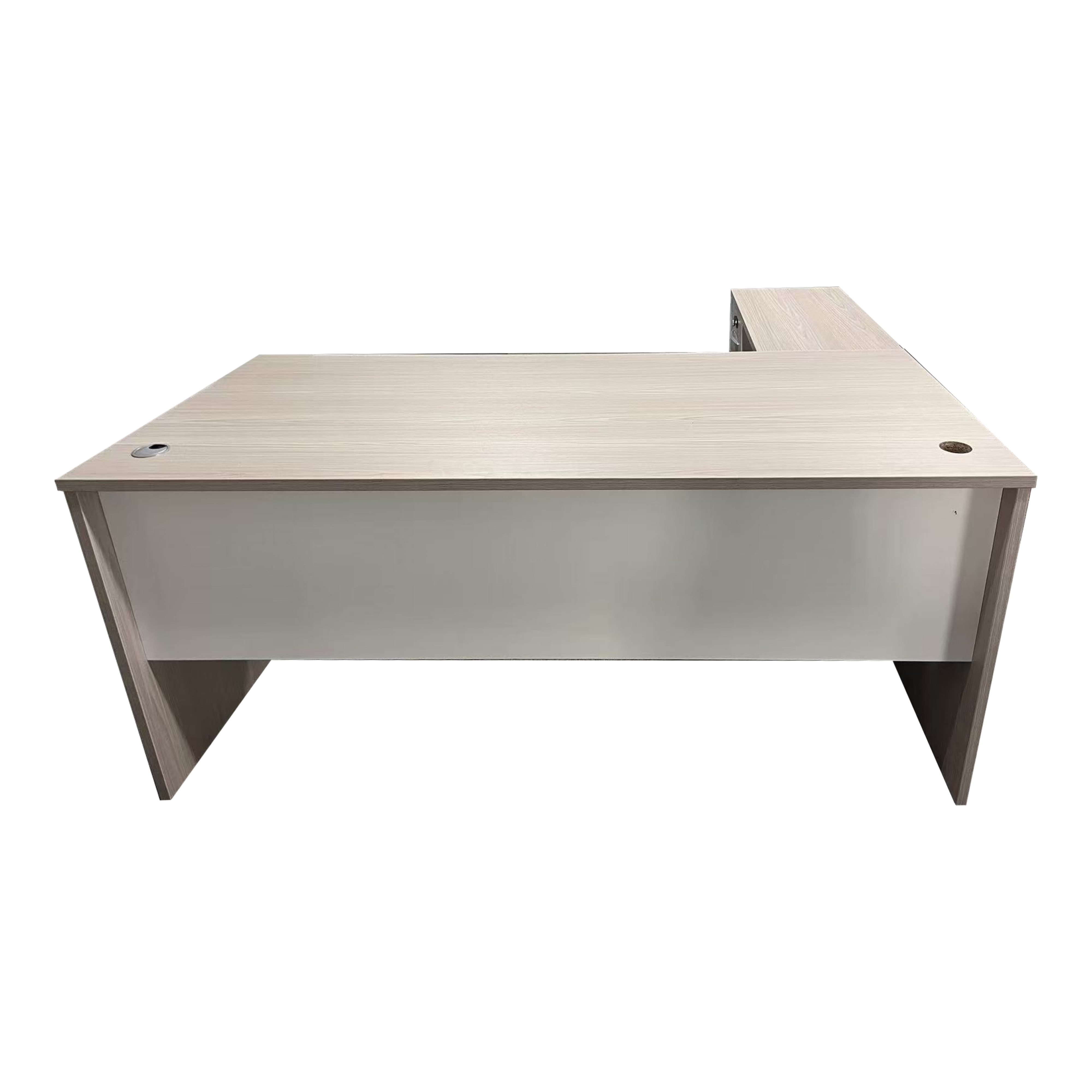 Професионално работно ъглово бюро ARMADI в сонома-бяло 180x80x75см
