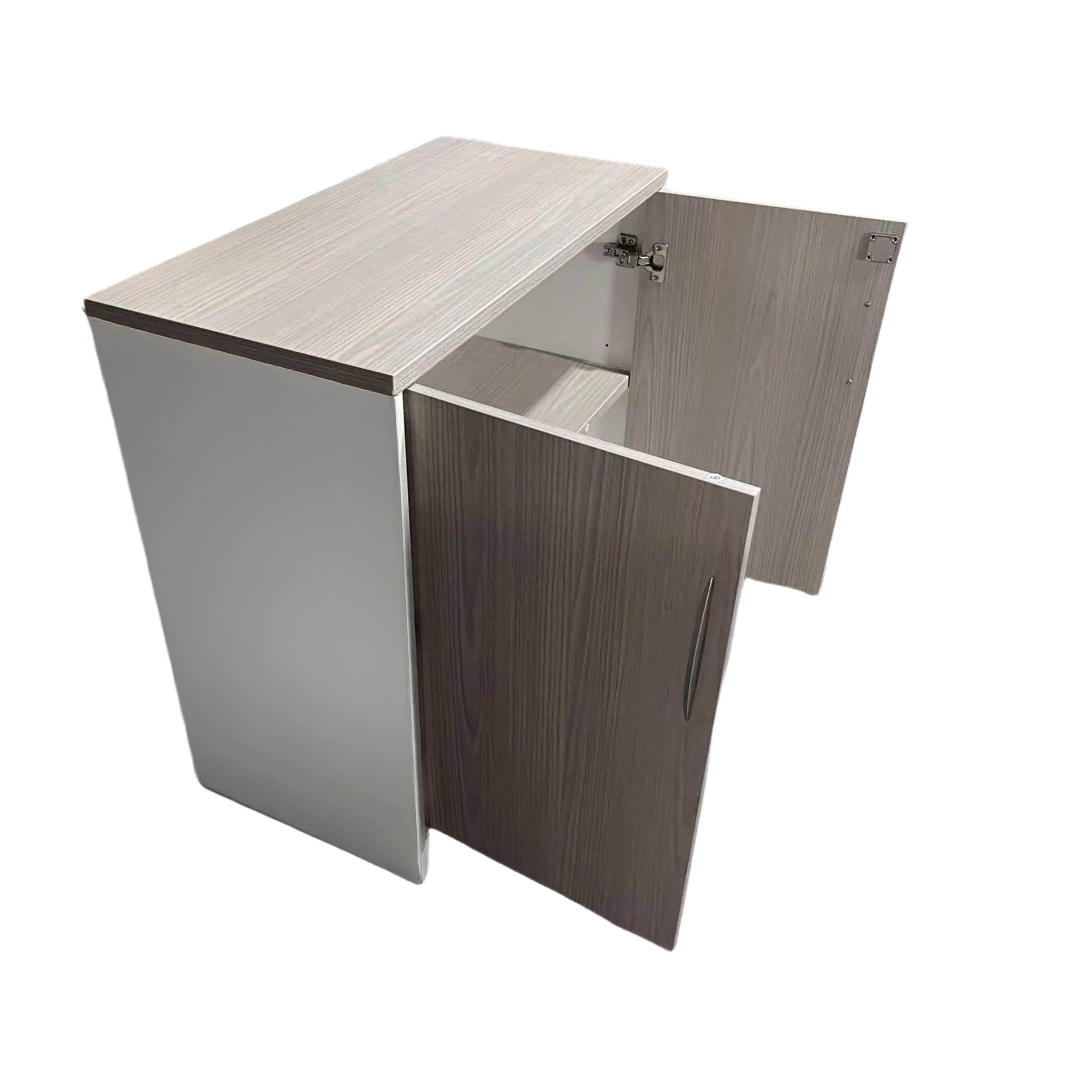 Офис шкаф Armadi в цвят сонома-бял 80x40x80см