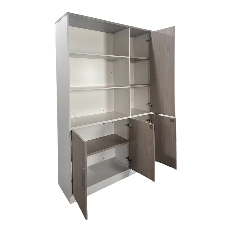 Офис библиотека ARMADI в цвят сонома-бял 120x40x200см