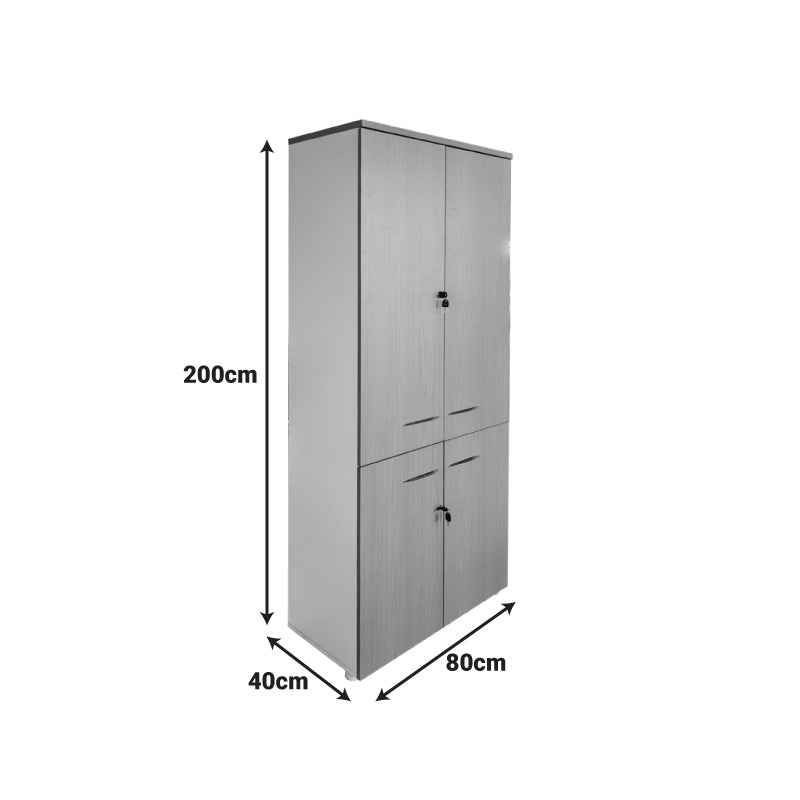 Офис шкаф ARMADI сонома - бял 80x40x200 см