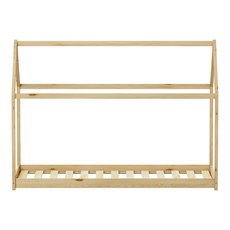 Детско легло Nino Montessori тип борово дърво в естествен нюанс  за матрак 90x190см