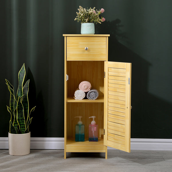 Шкаф-колона CHESY mdf в естествен цвят 32x30x87см