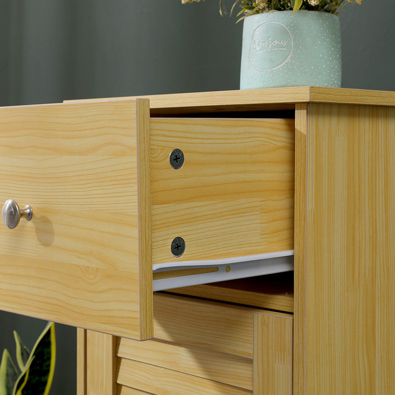 Шкаф-колона chesy mdf в естествен цвят 32x30x87см