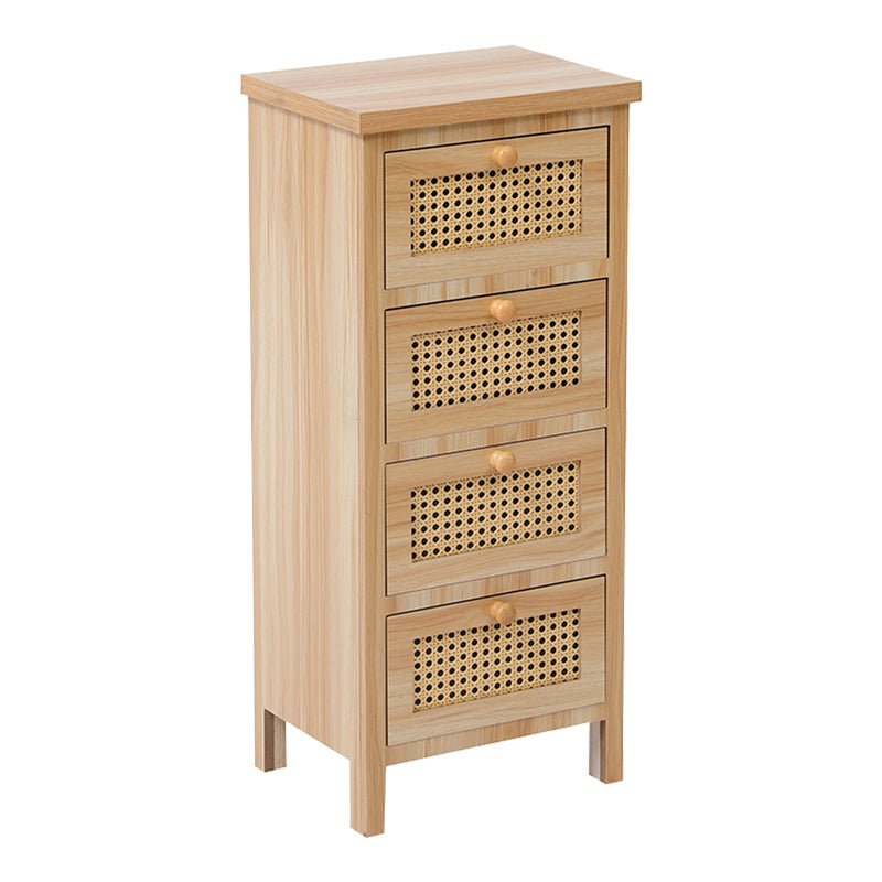 Скрин scandy d, борово дърво-ратан, в естествен цвят, 34.5x26x78.5см