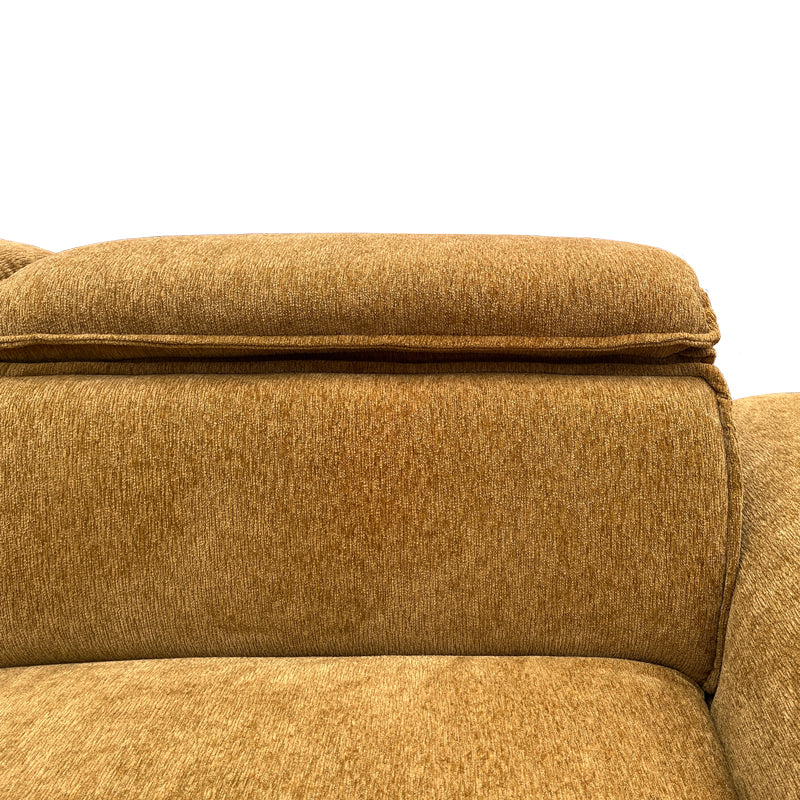 Ляв ъглов разтегателен диван lemance camel плат 251x168x82см