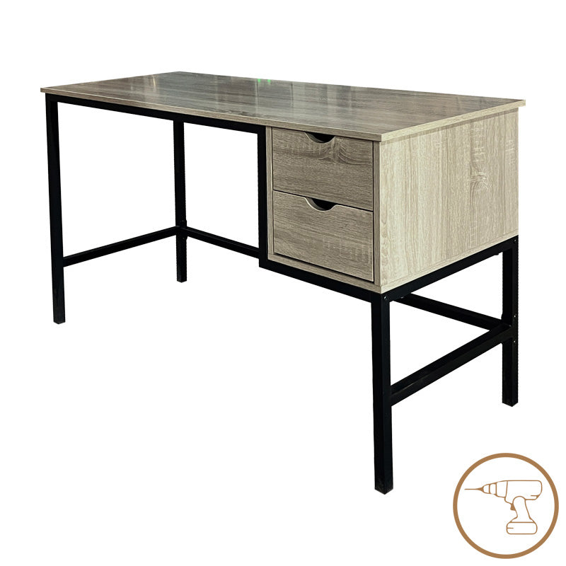 Офис бюро Ramen сонома-черен цвят 120x48x76см