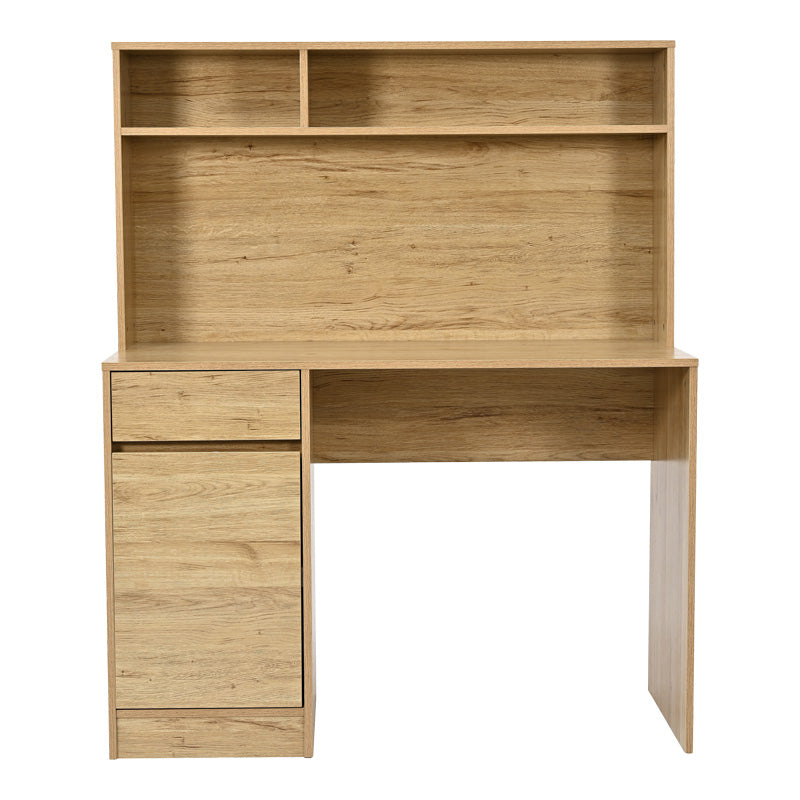 Офис бюро с рафт Secreta в цвят дъб 110x50x135см