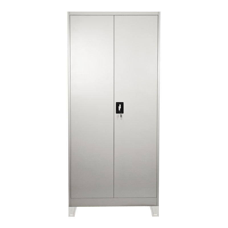 Метален шкаф Ugren в светло сив цвят 90x40x190см