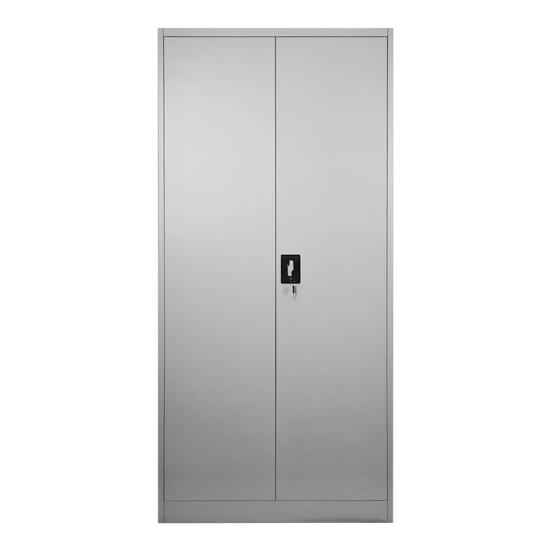 Метален гардероб UGREN в светло сиво 70x40x180 см