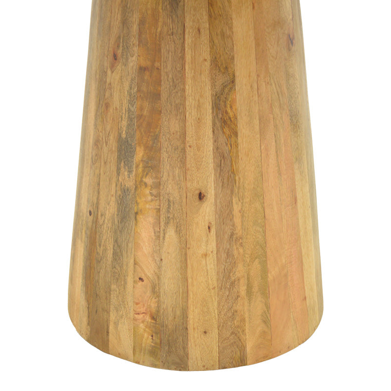 Маса Rahma масив мангово дърво 3см в естествен нюанс d120x77см