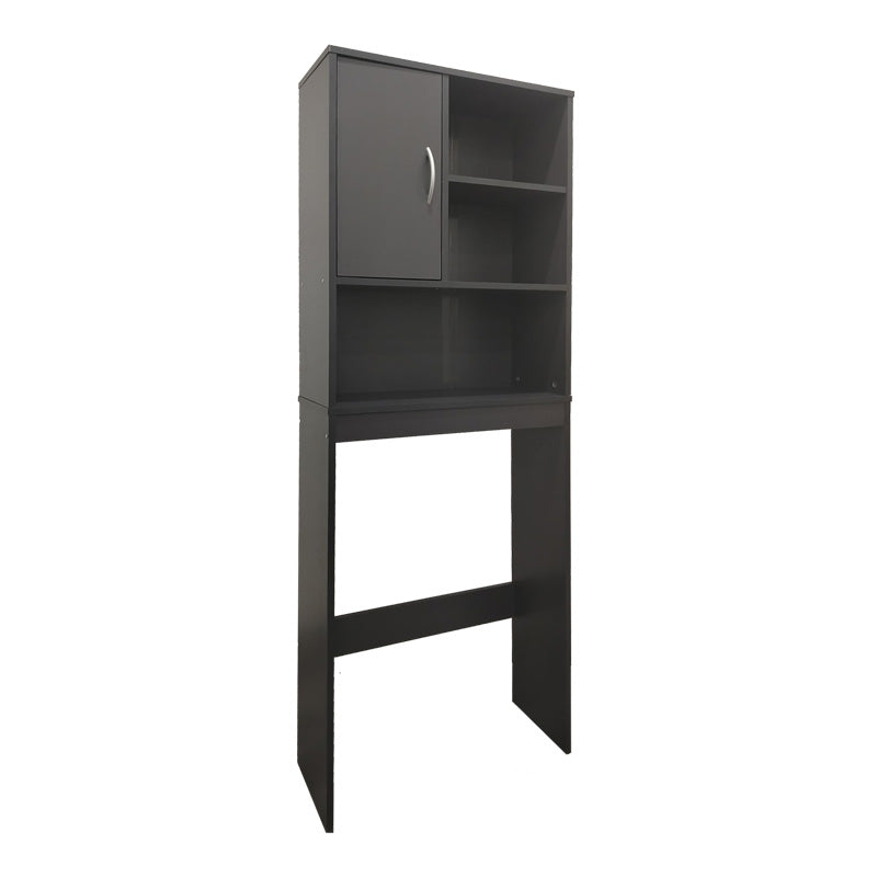 Шкаф за баня TAZIEN  в антрацитен цвят 60x24x168.5 см