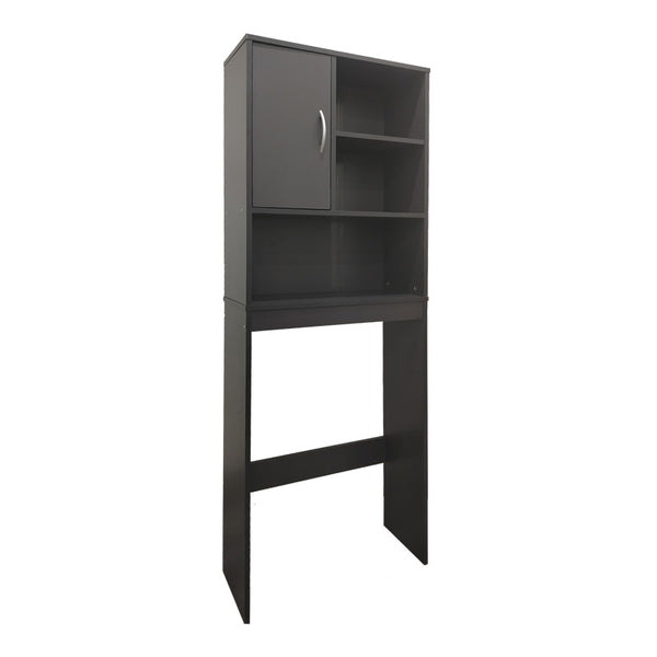 Шкаф за баня TAZIEN  в антрацитен цвят 60x24x168.5 см