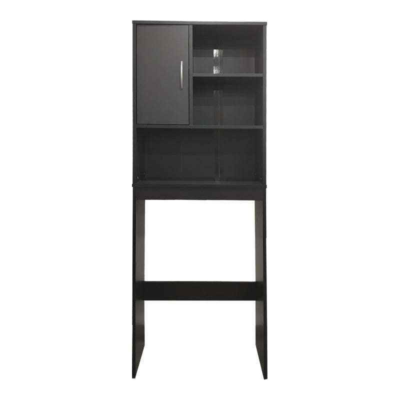 Шкаф за баня TAZIEN  в антрацитен цвят 60x24x168.5 см