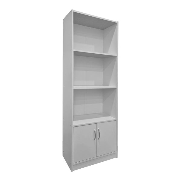 Библиотека Тekaro в бял нюанс 60x29x166см