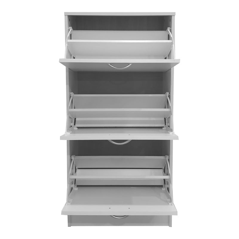 Етажерка за обувки SAVAZ в бяло 60x24x114см