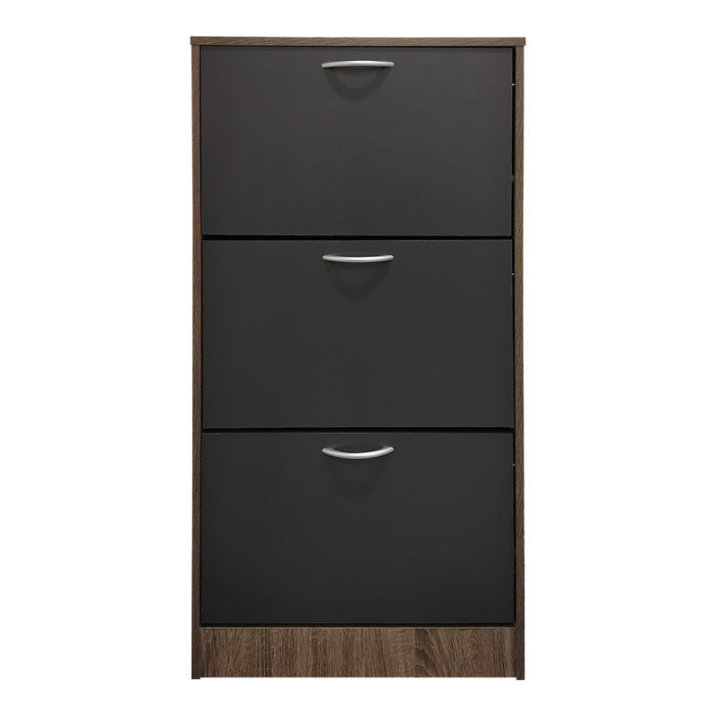 Етажерка за обувки SAVAZ в цвят дъб-антрацит 60x24x114см