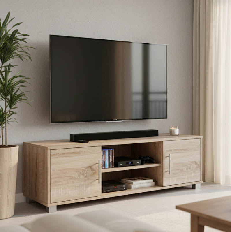 Тв шкаф SERANK в абажур сонома 120x40x40см