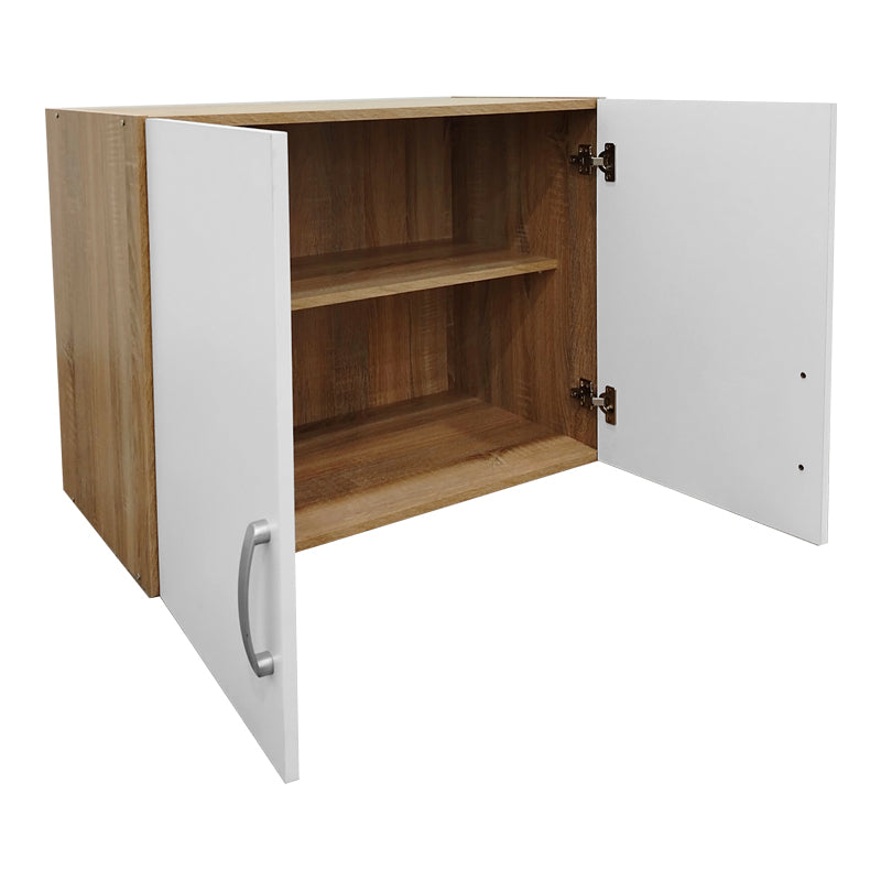 Двукрилен гардероб ATHOS в цвят сонома-бял 80x42x60см