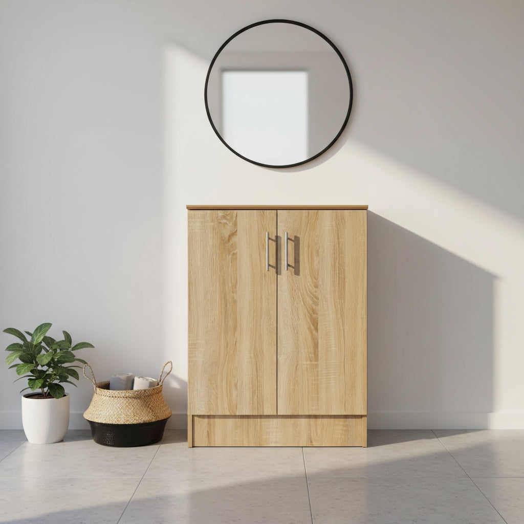 Шкаф за обувки за 6 чифта обувки Souken в цвят sonoma 60x40x80см