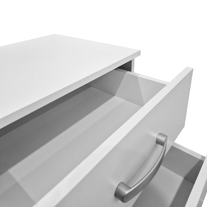 Нощни шкафчета Athos в бяло 48x40x41.5 см