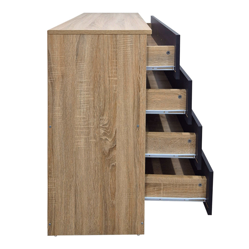 Скрин Athos в цвят сонома-антрацит 80x40x79см