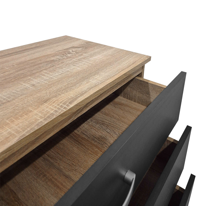 Скрин Athos в цвят сонома-антрацит 80x40x79см